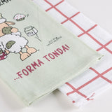 Coppia strofinacci Forma Tonda - Happy People