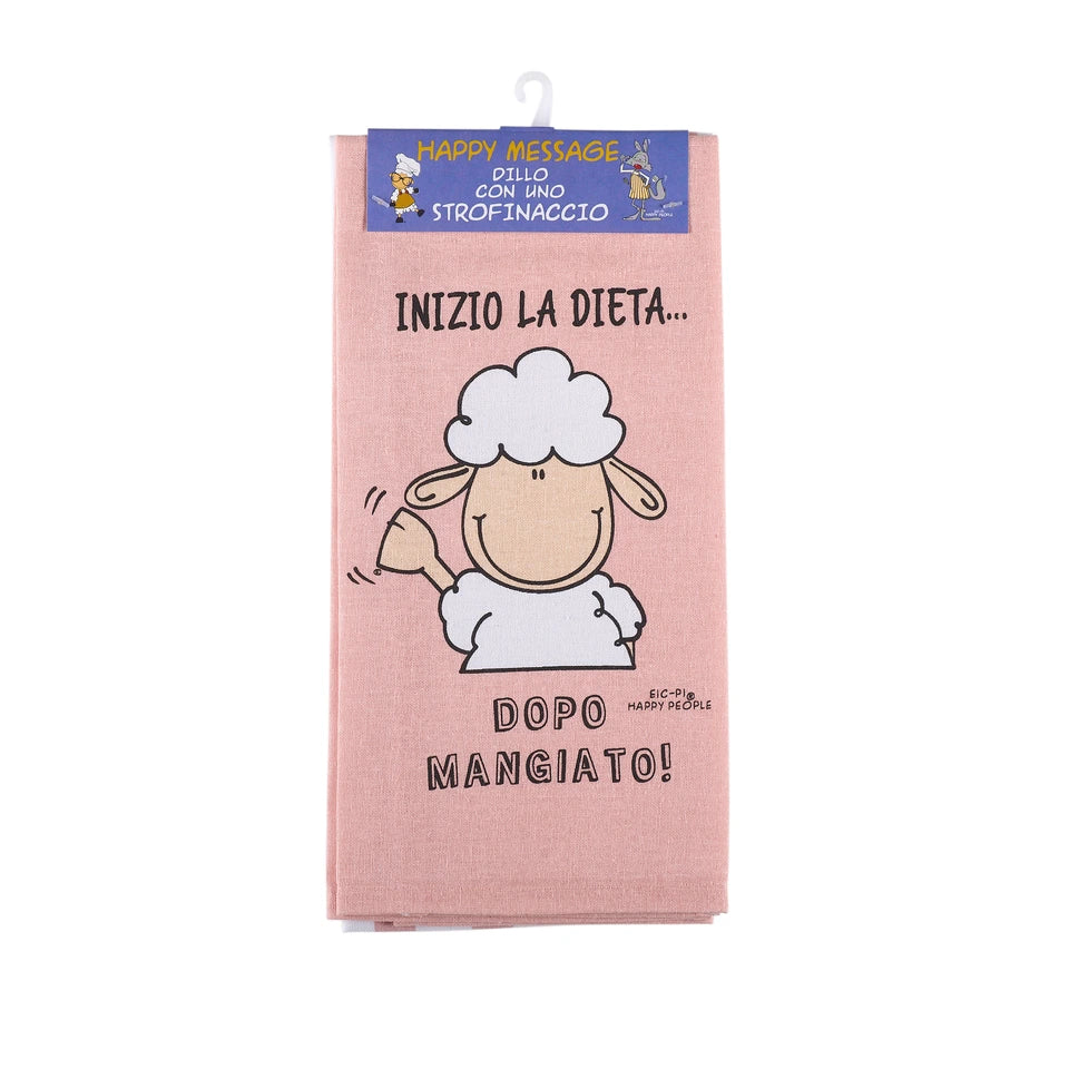 Coppia strofinacci Inzio - Happy People