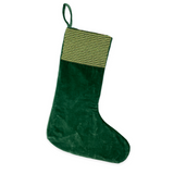 Calza Befana VELLUTO VERDE By Hanna Home (Natale)