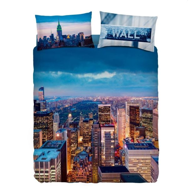 Completo Lenzuola Copriletto WINTER IN NY  By Bassetti