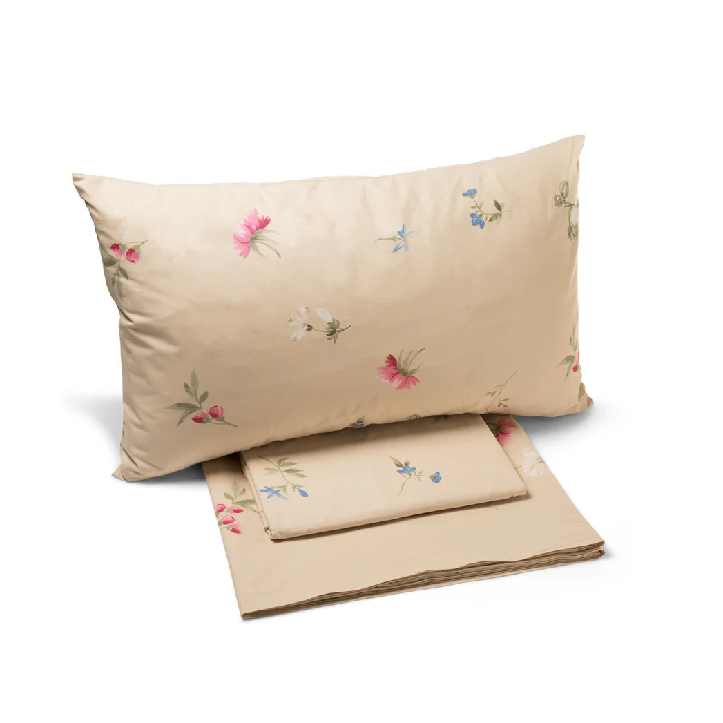Completo Lenzuola Floral 2 in Cotone matrimoniale by Caleffi
