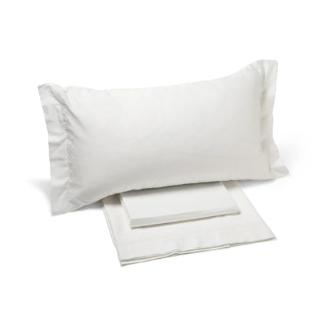 Completo Lenzuola In Raso Di Cotone 200 TC Luxor Matrimoniale  - Caleffi