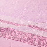 Completo Lenzuola Matrimoniale Madreperla Caleffi Rosa 100% Cotone