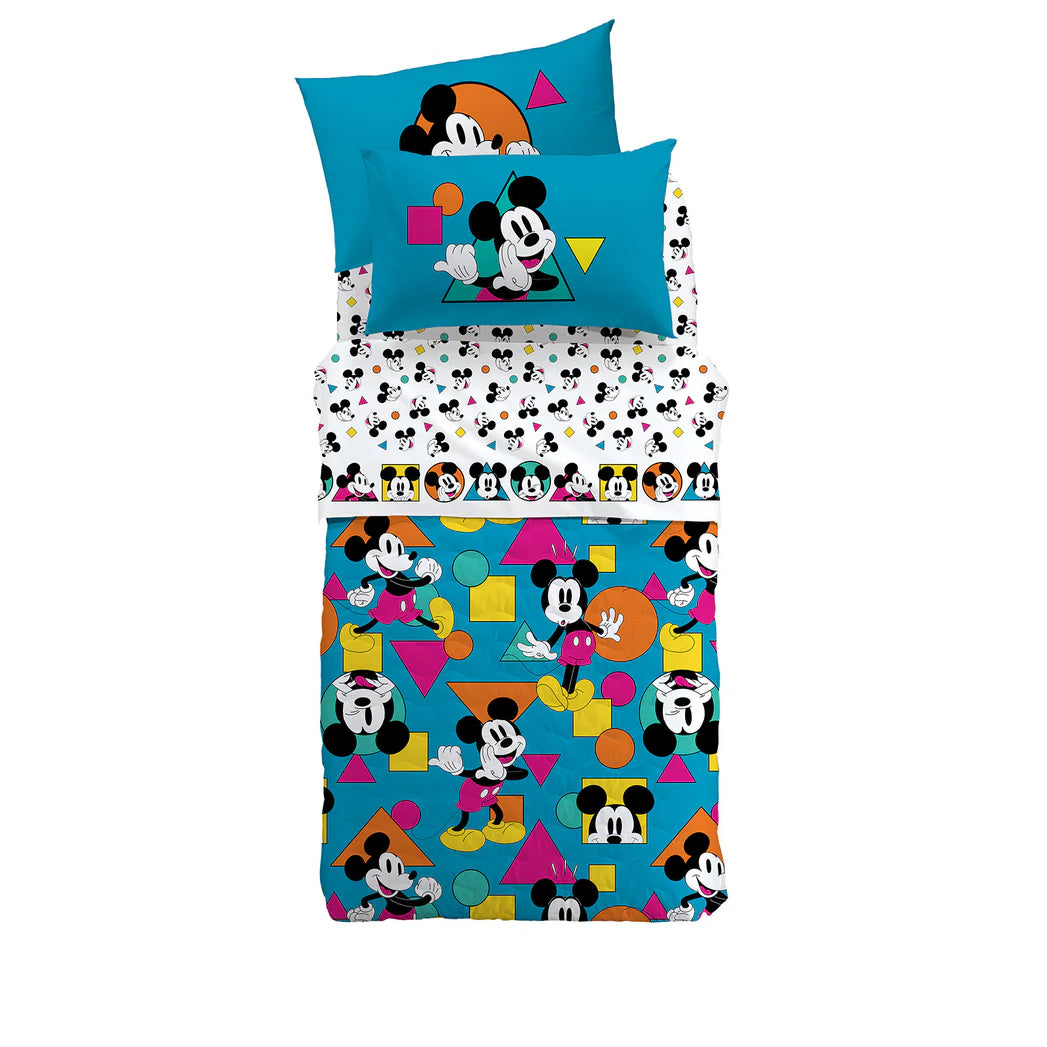 Completo lenzuola MICKEY GEO by Caleffi