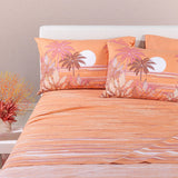 Completo Lenzuola In Cotone Palm Spring - Caleffi