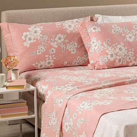 Completo Lenzuola SERENITY in Flanella Matrimoniale – Caleffi