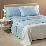 Completo Lenzuola SERENITY in Flanella Matrimoniale – Caleffi