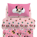 Completo lenzuola Minnie Rainbow Disney una piazza e mezza by Caleffi