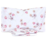 Completo Lenzuola Flores Caleffi matrimoniale – Floreale in 100% Cotone,