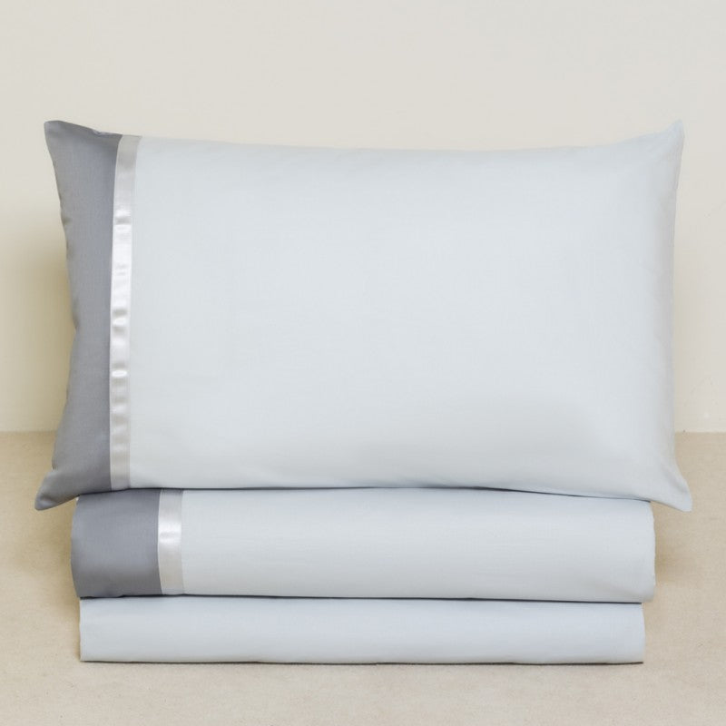 Completo Lenzuola PERLIER in raso di cotone by Battaglia