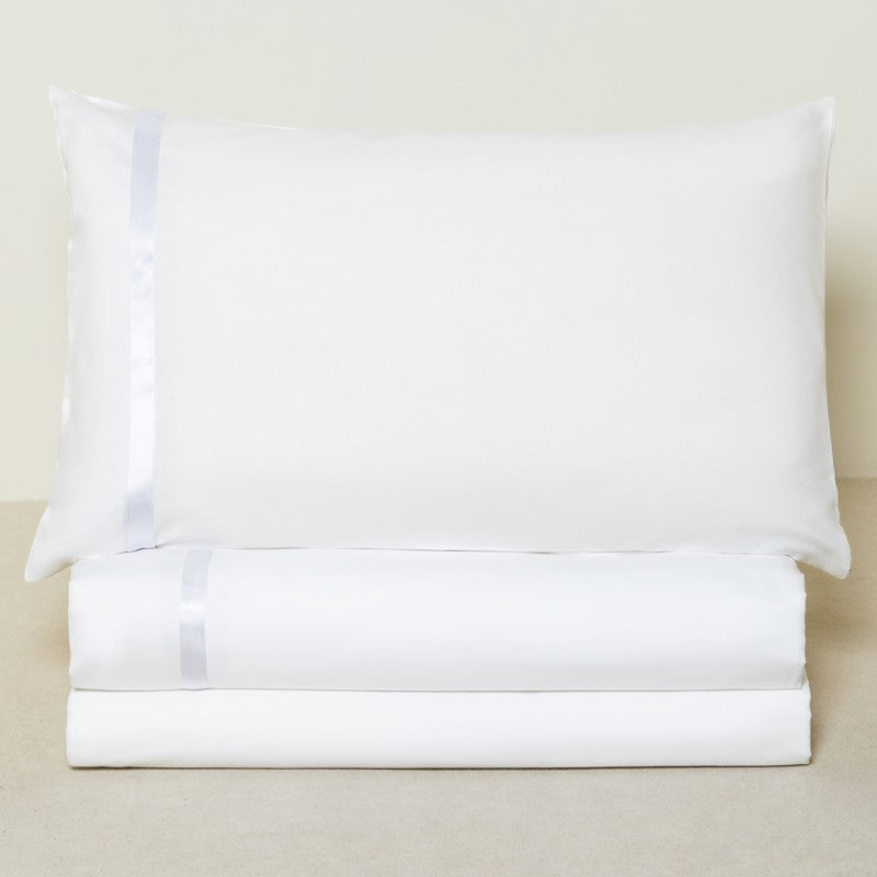 Completo Lenzuola PERLIER in raso di cotone by Battaglia