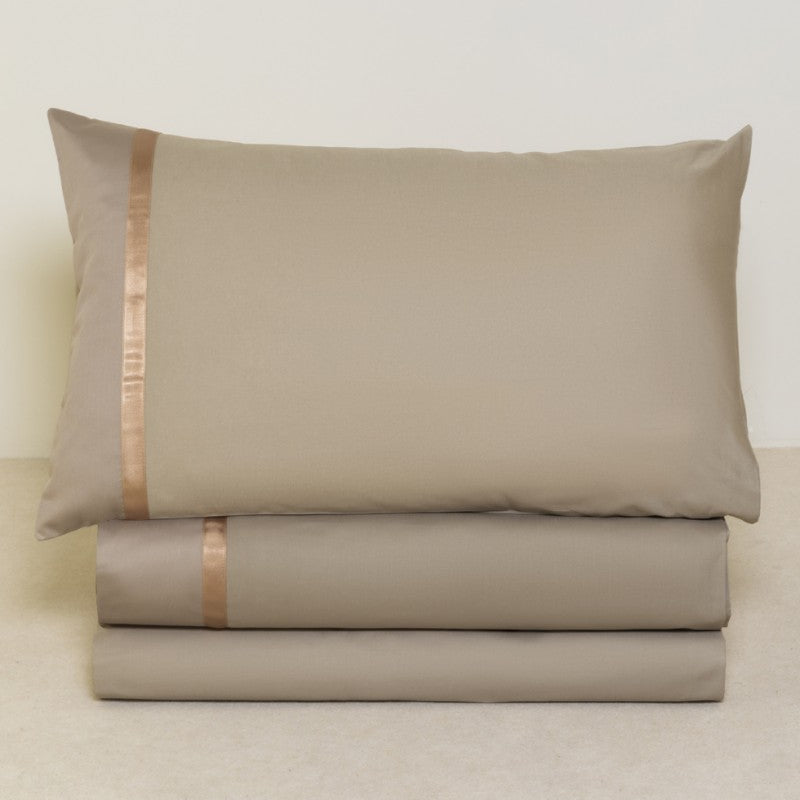 Completo Lenzuola PERLIER in raso di cotone by Battaglia