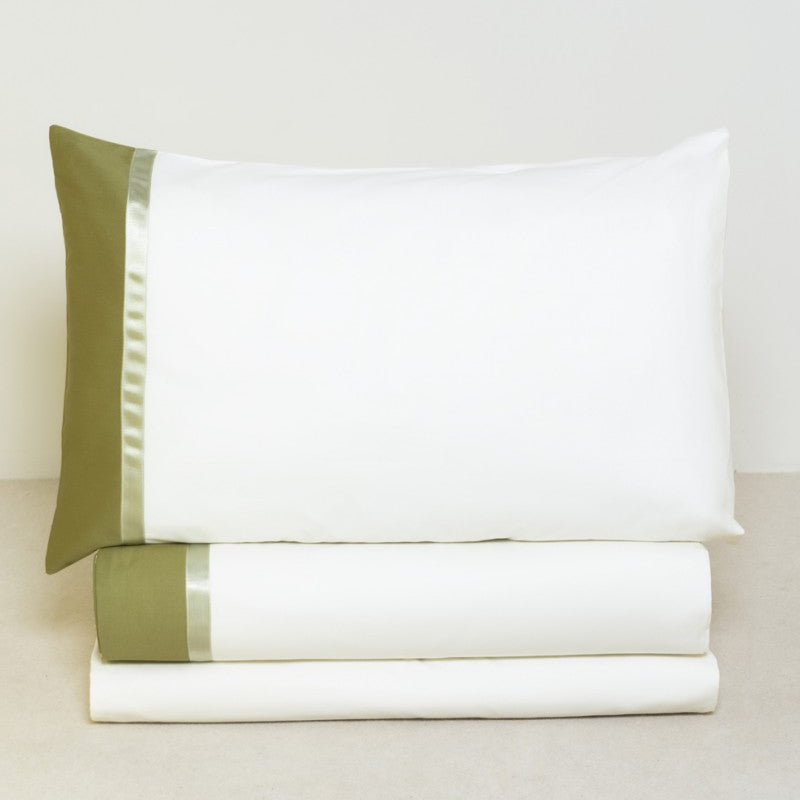 Completo Lenzuola PERLIER in raso di cotone by Battaglia