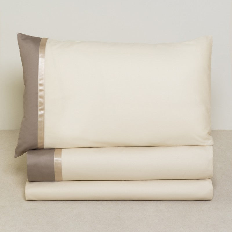 Completo Lenzuola PERLIER in raso di cotone by Battaglia
