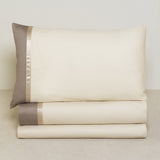 Completo Lenzuola PERLIER in raso di cotone by Battaglia