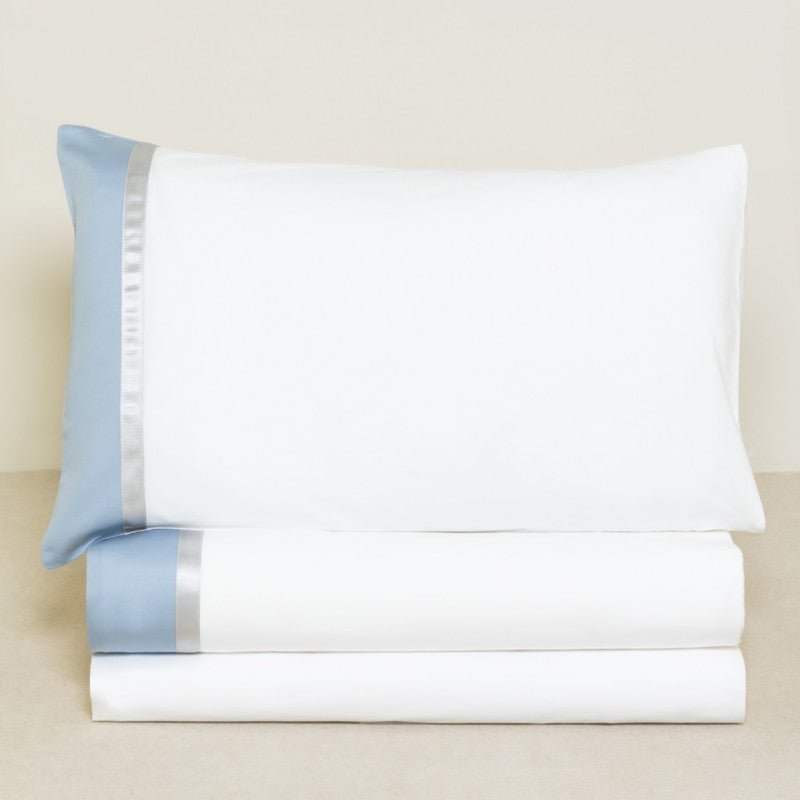 Completo Lenzuola PERLIER in raso di cotone by Battaglia