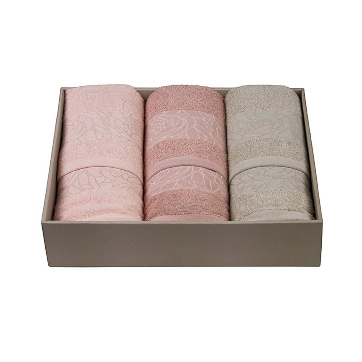 Set Asciugamani 3+3 Ariel Jacquard - Neìth