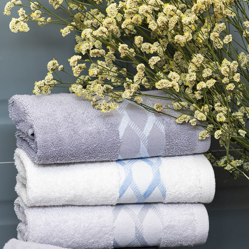 Set Asciugamani 3+3 Edra Jacquard - Neìth