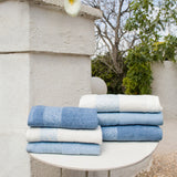 Set Asciugamani 3+3 Flavia Jacquard - Neìth