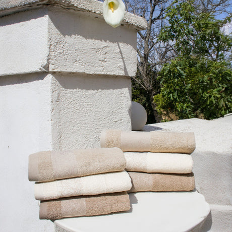 Set Asciugamani 3+3 Flavia Jacquard - Neìth