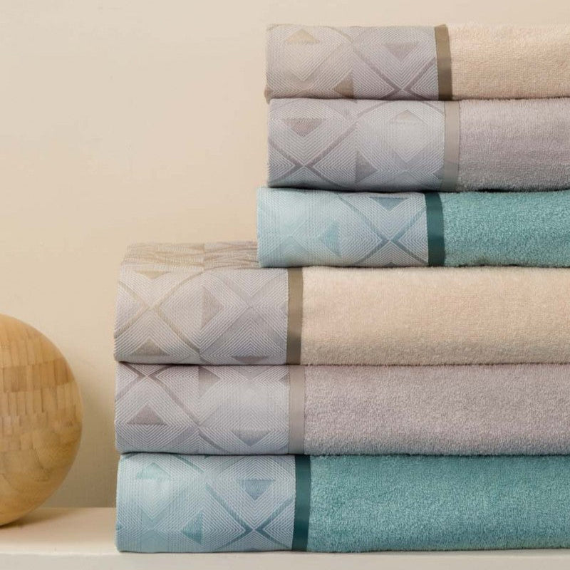 SET 3+3 RUBINA con bordo  BY BATTAGLIA