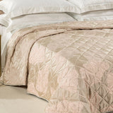 Trapuntino In Raso Jacquard Agatha Matrimoniale - Caleffi