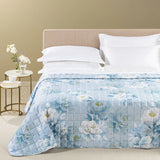 Copriletto Trapuntato Eloise In Raso Di Cotone 200 T.C. Matrimoniale - Caleffi