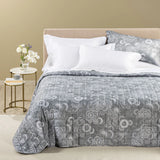 Copriletto Trapuntato Eloise In Raso Di Cotone 200 T.C. Matrimoniale - Caleffi