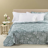 Copriletto Trapuntato Eloise In Raso Di Cotone 200 T.C. Matrimoniale - Caleffi