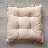 Set 2 Coprisedia India Maestri Cotonieri Home in Cotone con Fettucce 43x43 cm