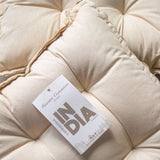 Set 2 Coprisedia India Maestri Cotonieri Home in Cotone con Fettucce 43x43 cm