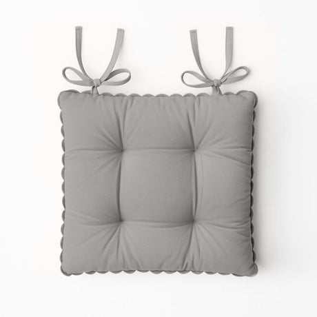 Set 2 Coprisedia India Maestri Cotonieri Home in Cotone con Fettucce 43x43 cm