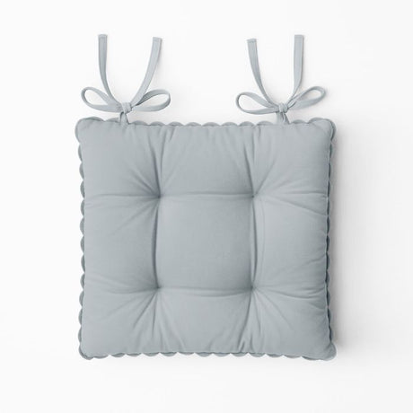 Set 2 Coprisedia India Maestri Cotonieri Home in Cotone con Fettucce 43x43 cm