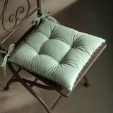 Set 2 Coprisedia India Maestri Cotonieri Home in Cotone con Fettucce 43x43 cm