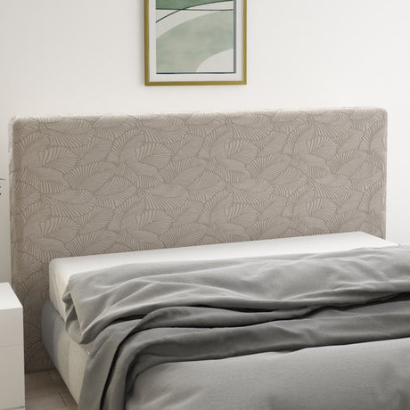 Copritestata Elasticizzato Miù IRGE con Fantasia Foglie – Coprotestiera Letto Estensibile