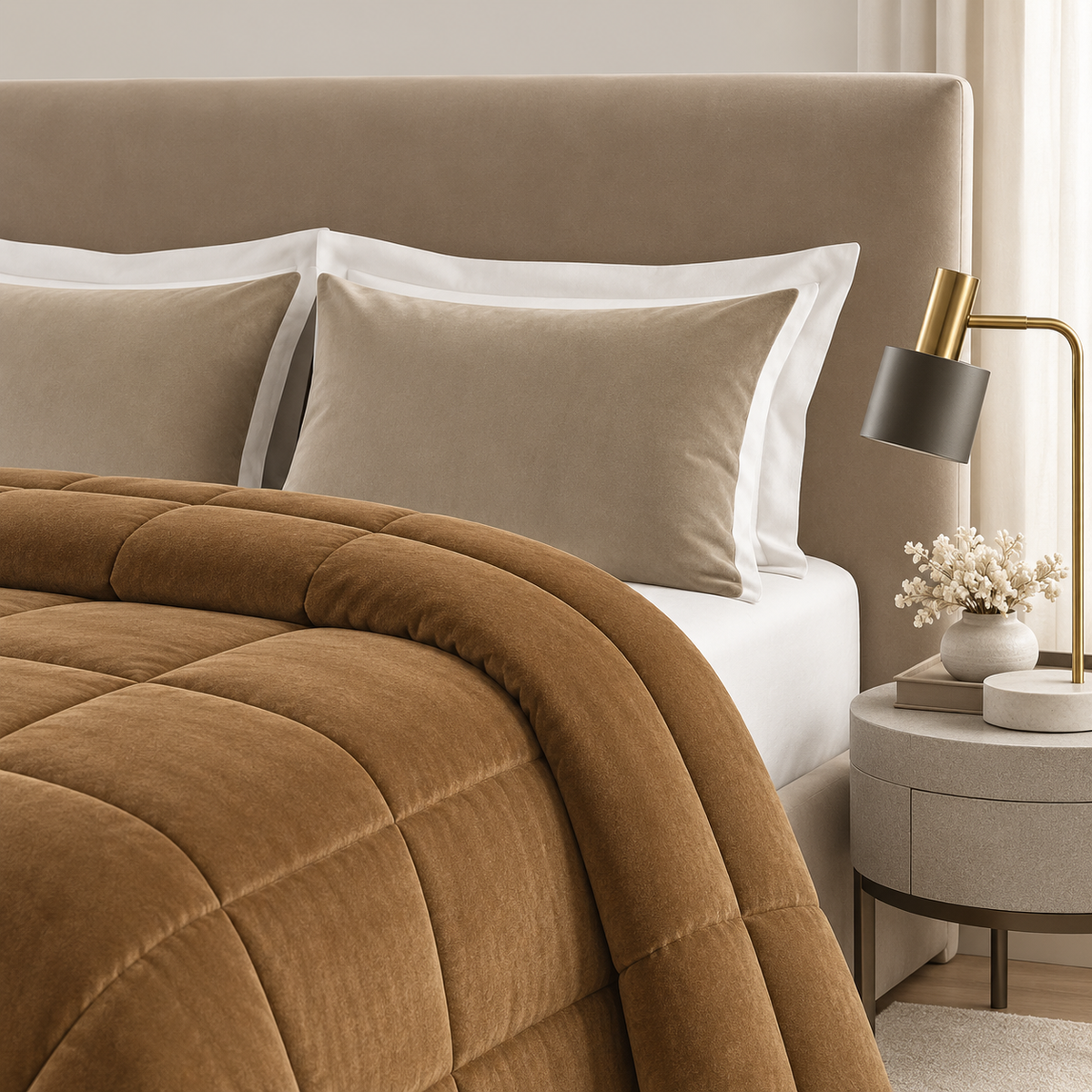 Copri testata / copri testiera  letto VELVET in velluto  - Marta Marzotto