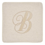 Fodera Cuscino Alfabeto Vingi 45x45 Gobelin Lettere Decorative Senza Imbottitura