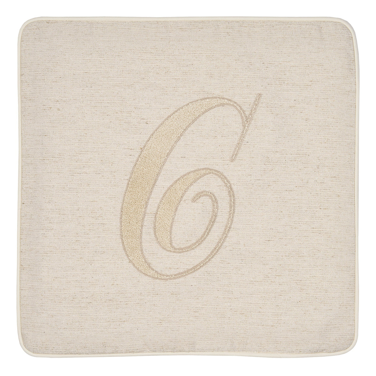 Fodera Cuscino Alfabeto Vingi 45x45 Gobelin Lettere Decorative Senza Imbottitura