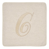 Fodera Cuscino Alfabeto Vingi 45x45 Gobelin Lettere Decorative Senza Imbottitura