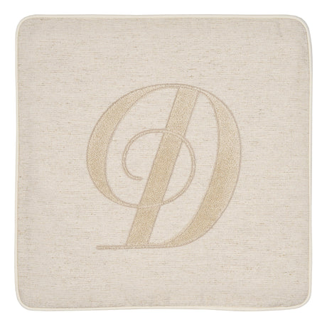 Fodera Cuscino Alfabeto Vingi 45x45 Gobelin Lettere Decorative Senza Imbottitura