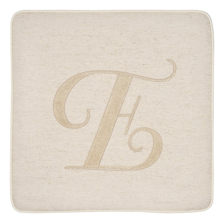 Fodera Cuscino Alfabeto Vingi 45x45 Gobelin Lettere Decorative Senza Imbottitura