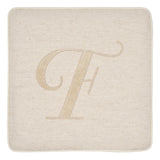 Fodera Cuscino Alfabeto Vingi 45x45 Gobelin Lettere Decorative Senza Imbottitura