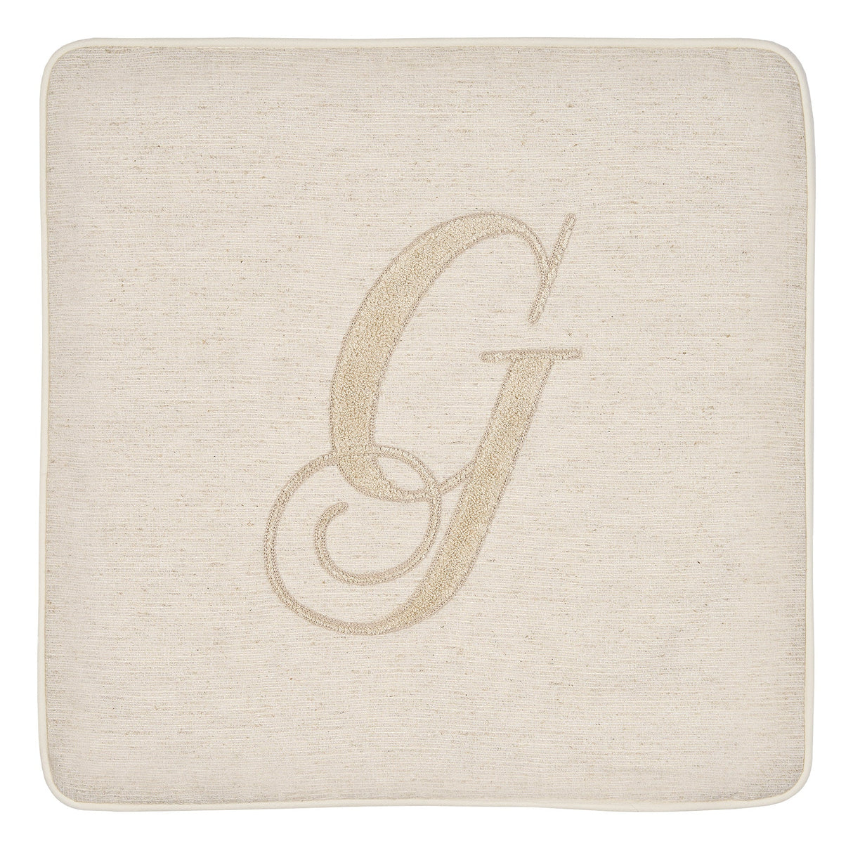 Fodera Cuscino Alfabeto Vingi 45x45 Gobelin Lettere Decorative Senza Imbottitura