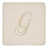 Fodera Cuscino Alfabeto Vingi 45x45 Gobelin Lettere Decorative Senza Imbottitura