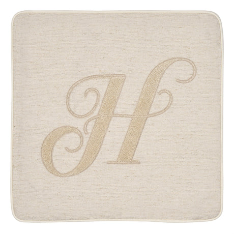 Fodera Cuscino Alfabeto Vingi 45x45 Gobelin Lettere Decorative Senza Imbottitura