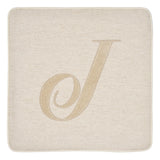 Fodera Cuscino Alfabeto Vingi 45x45 Gobelin Lettere Decorative Senza Imbottitura