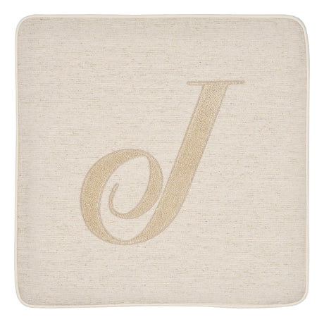 Fodera Cuscino Alfabeto Vingi 45x45 Gobelin Lettere Decorative Senza Imbottitura