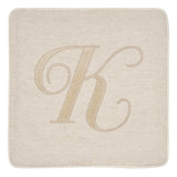 Fodera Cuscino Alfabeto Vingi 45x45 Gobelin Lettere Decorative Senza Imbottitura