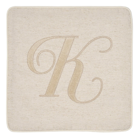 Fodera Cuscino Alfabeto Vingi 45x45 Gobelin Lettere Decorative Senza Imbottitura