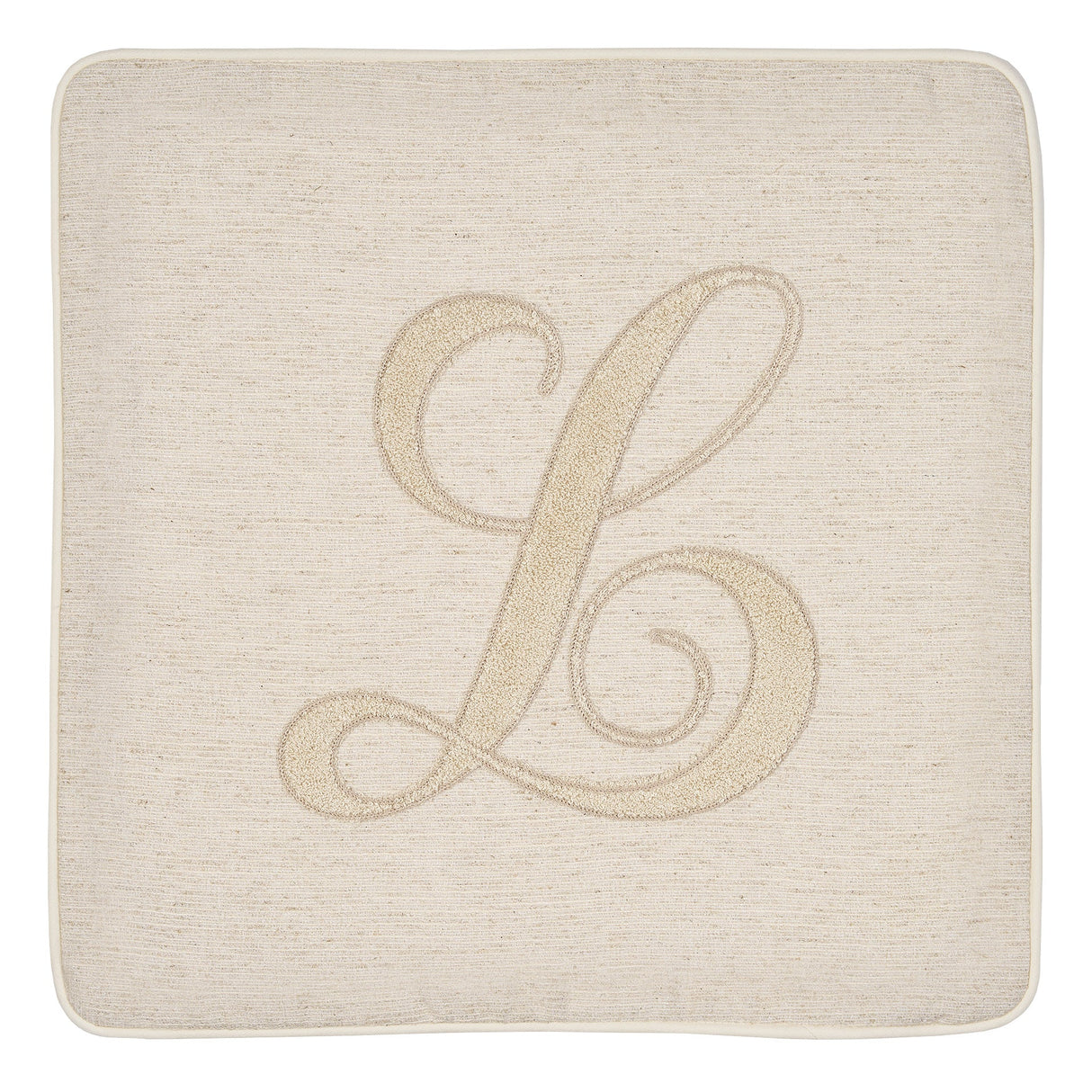 Fodera Cuscino Alfabeto Vingi 45x45 Gobelin Lettere Decorative Senza Imbottitura